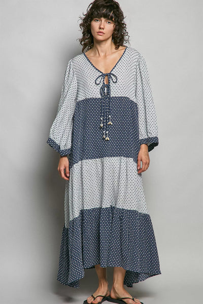 IVORY/INDIGO