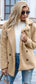 Full Size Lapel Collar Sherpa Coat