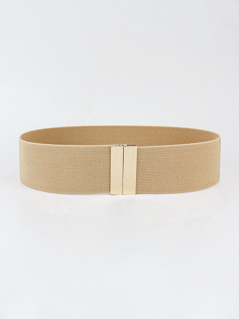 Alloy Buckle Elastic Belt