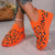 Orange Leopard Print