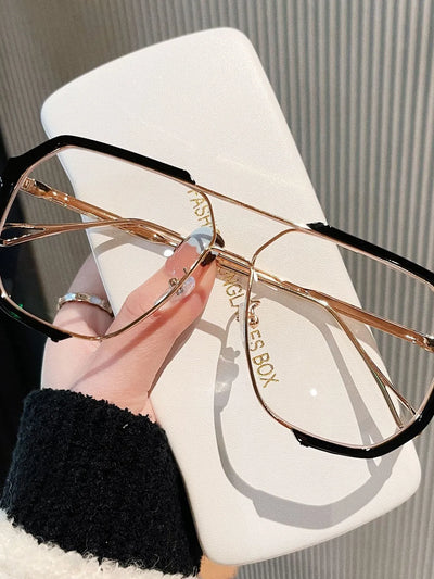 Black Gold Frame Flat Light