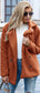 Full Size Lapel Collar Sherpa Coat
