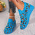 Blue Leopard Print