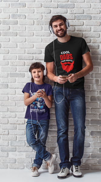Cool Dads Have Beards – Funny Father's Day T-Shirt
