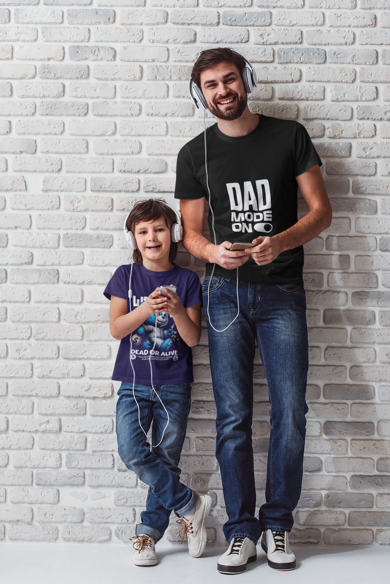 Dad Mode On – Fatherhood Activated T-Shirt