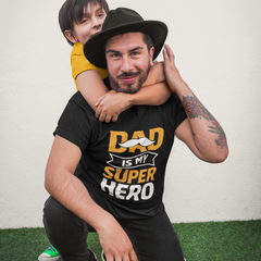 Dad is My Super Hero - Premium Father's Day T-shirt