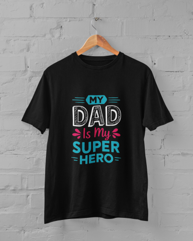 My Dad is My Super Hero - Premium Father's Day T-shirt