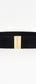 Alloy Buckle Elastic Belt