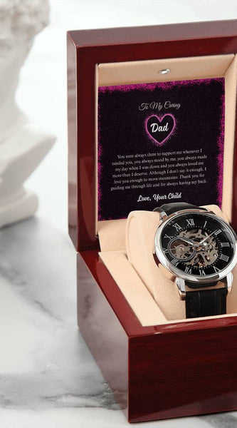 Skeleton Automatic Watch – For My Caring Dad