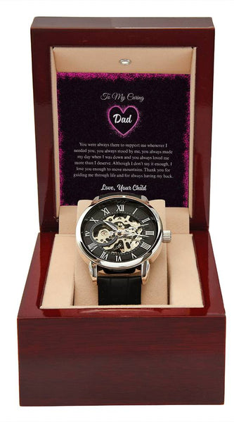 Skeleton Automatic Watch – For My Caring Dad