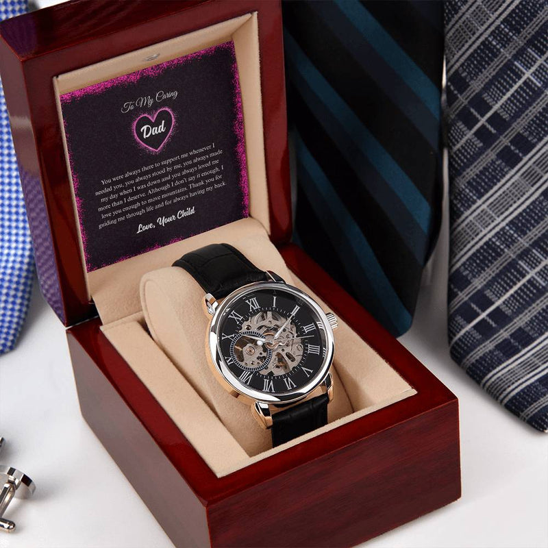 Skeleton Automatic Watch – For My Caring Dad