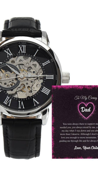 Skeleton Automatic Watch – For My Caring Dad