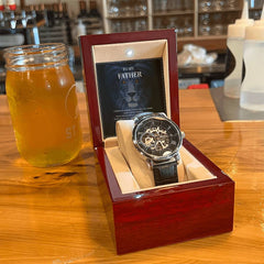 Skeleton Dial Men’s Watch – To My Brave Dad Special Edition