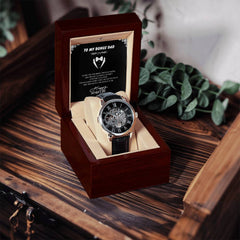 Skeleton Automatic Watch – To My Bonus Dad Special Edition