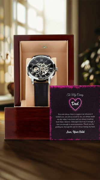Skeleton Automatic Watch – For My Caring Dad