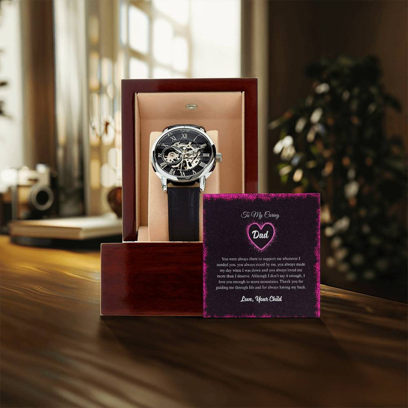 Skeleton Automatic Watch – For My Caring Dad