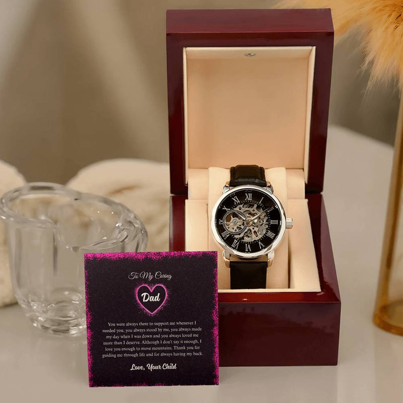 Skeleton Automatic Watch – For My Caring Dad