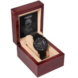 Chronograph Men’s Watch – Dad, My Best Friend Edition
