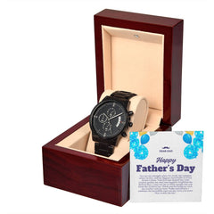 Luxury Chronograph Watch – To My Best Dad Edition