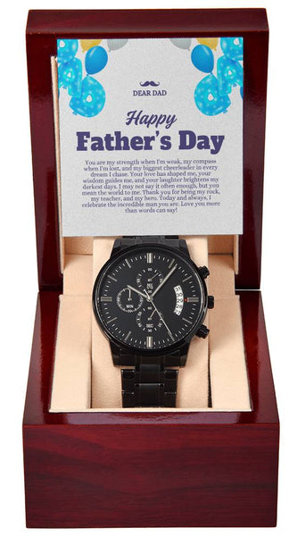 Luxury Chronograph Watch – To My Best Dad Edition