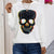 White/Skull Print