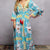 IVORY/BLUE MULTI