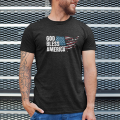 God Bless America T-Shirt – 4th of July Patriotic Tee Unisex USA