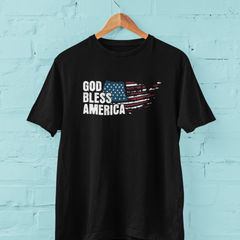 God Bless America T-Shirt – 4th of July Patriotic Tee Unisex USA