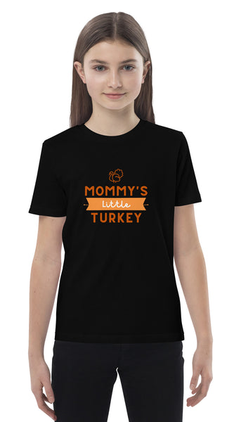 Mommy's Little Turkey Organic cotton kids t-shirt
