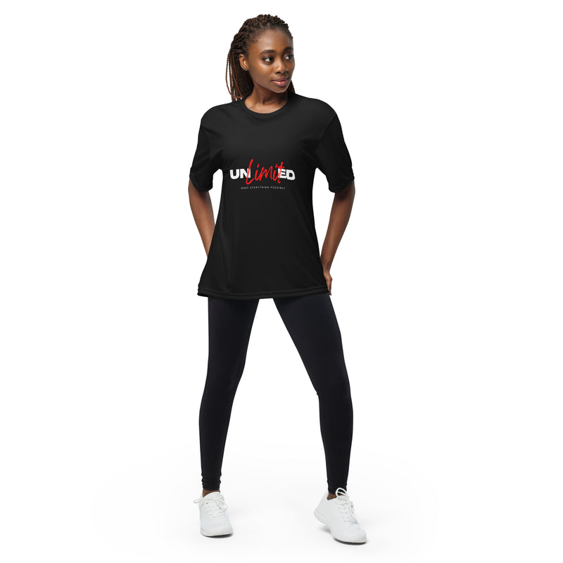 Unlimited Empowering Unisex performance crew neck t-shirt