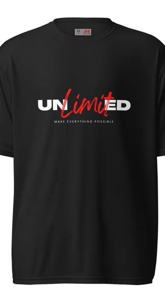 Unlimited Empowering Unisex performance crew neck t-shirt