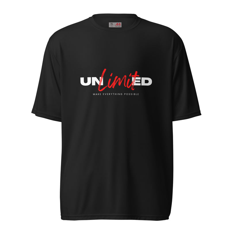 Unlimited Empowering Unisex performance crew neck t-shirt