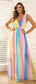 Surplice Neck Sleeveless Maxi Dress
