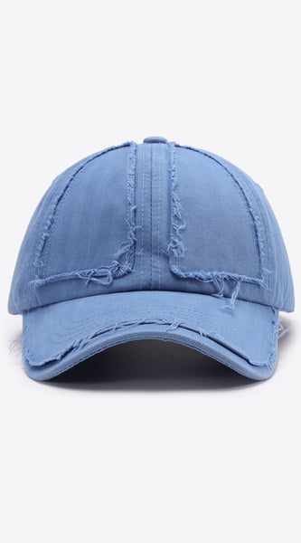 Distressed Adjustable Baseball Cap