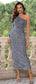 One-Shoulder Long Sleeve Dress