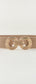 Geometric Buckle Elastic Wide Belt
