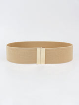 Alloy Buckle Elastic Belt