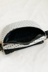 Printed PU Leather Sling Bag