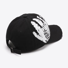 VIBRA Graphic Distressed Adjustable Baseball Cap