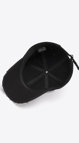 VIBRA Graphic Distressed Adjustable Baseball Cap