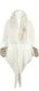 Striped Fringe Detail Long Sleeve Poncho