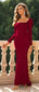 Square Neck Long Sleeve Dress