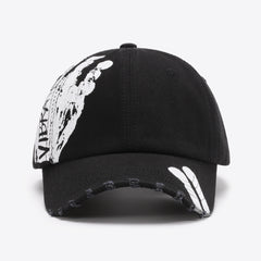 VIBRA Graphic Distressed Adjustable Baseball Cap