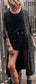 Sequin Open Front Duster Cardigan
