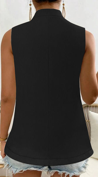 Open Front Longline Vest