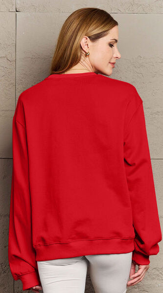 Simply Love Full Size HAVE YOURSELF A MERRY LITTLE CHRISTMAS Round Neck Sweatshirt