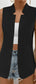 Open Front Longline Vest