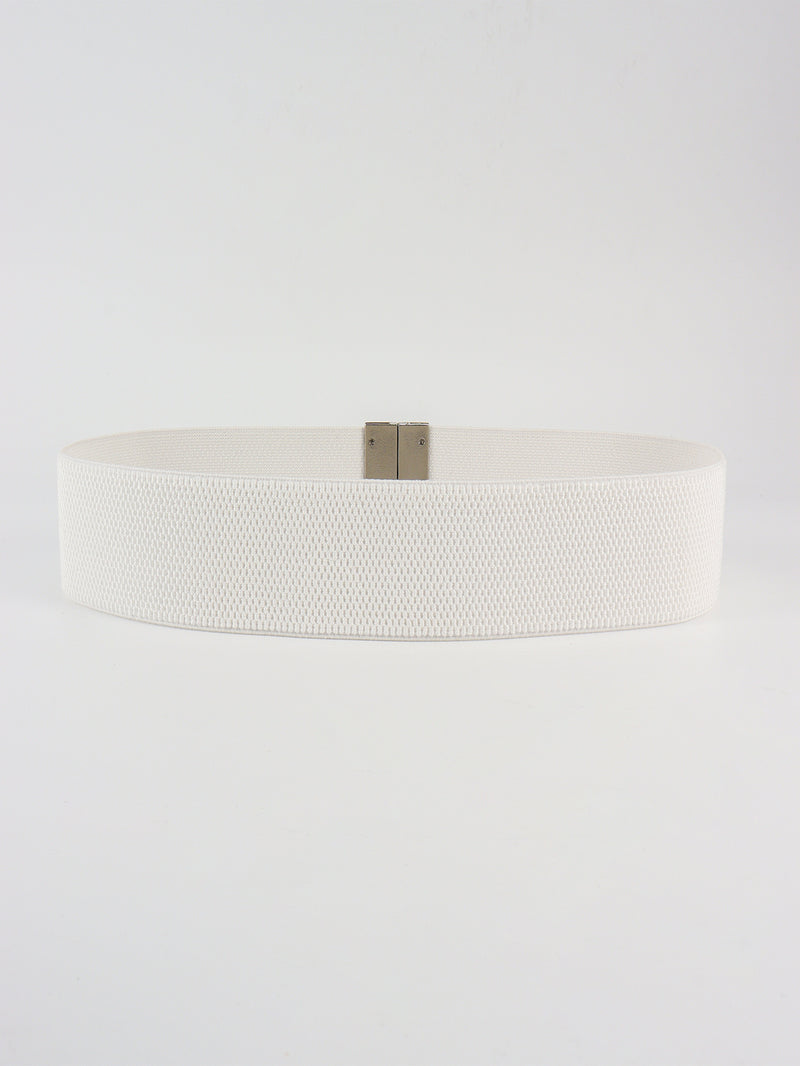 Alloy Buckle Elastic Belt