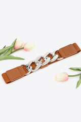 Chain Detail Elastic Belt