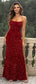 Sequin Backless Split Maxi Dress